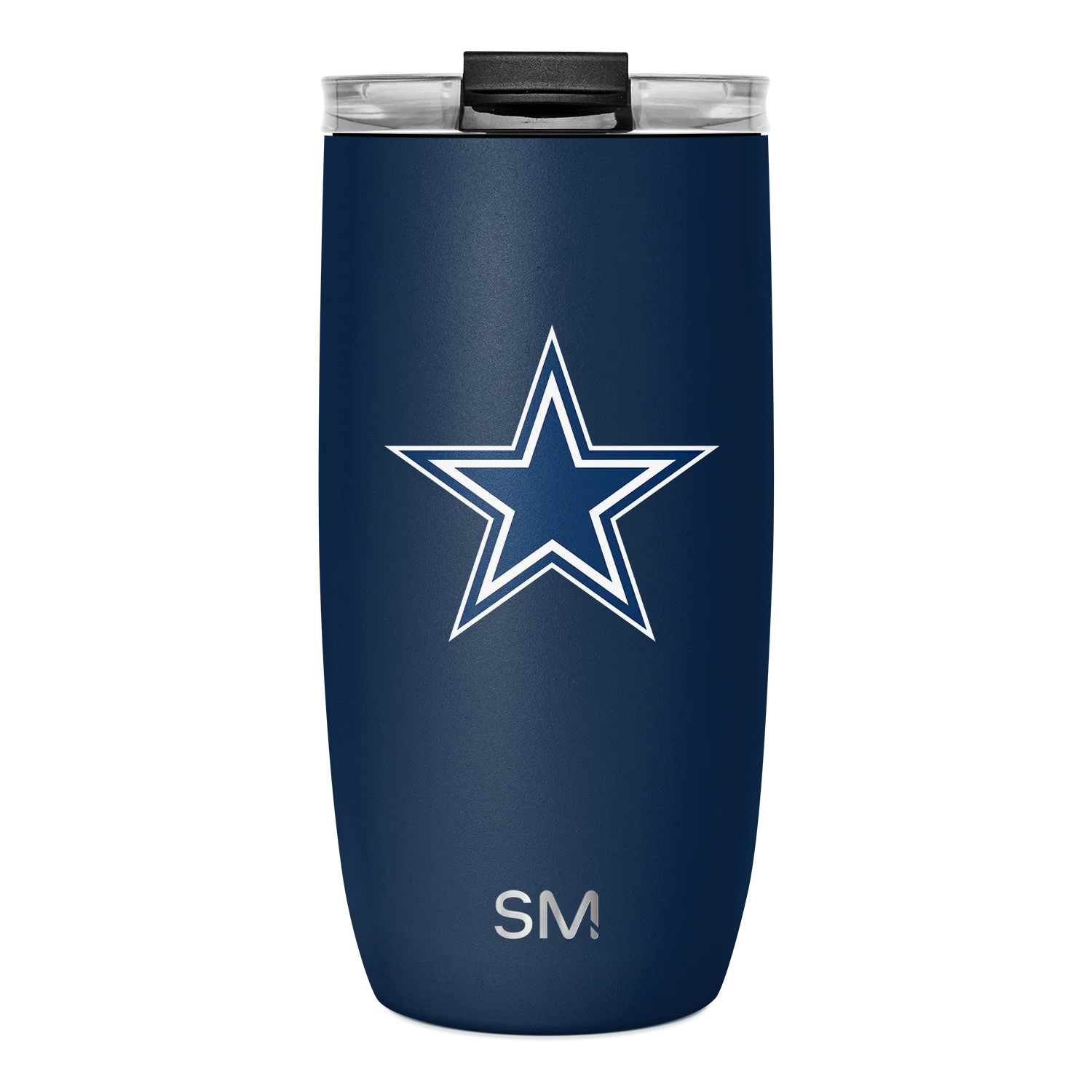NFL Voyager Tumbler with Clear Flip Lid & Straw