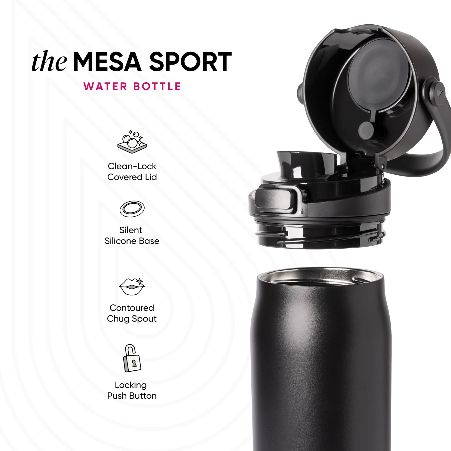 Replacement Lid for Mesa Sport Water Bottle - Image 3