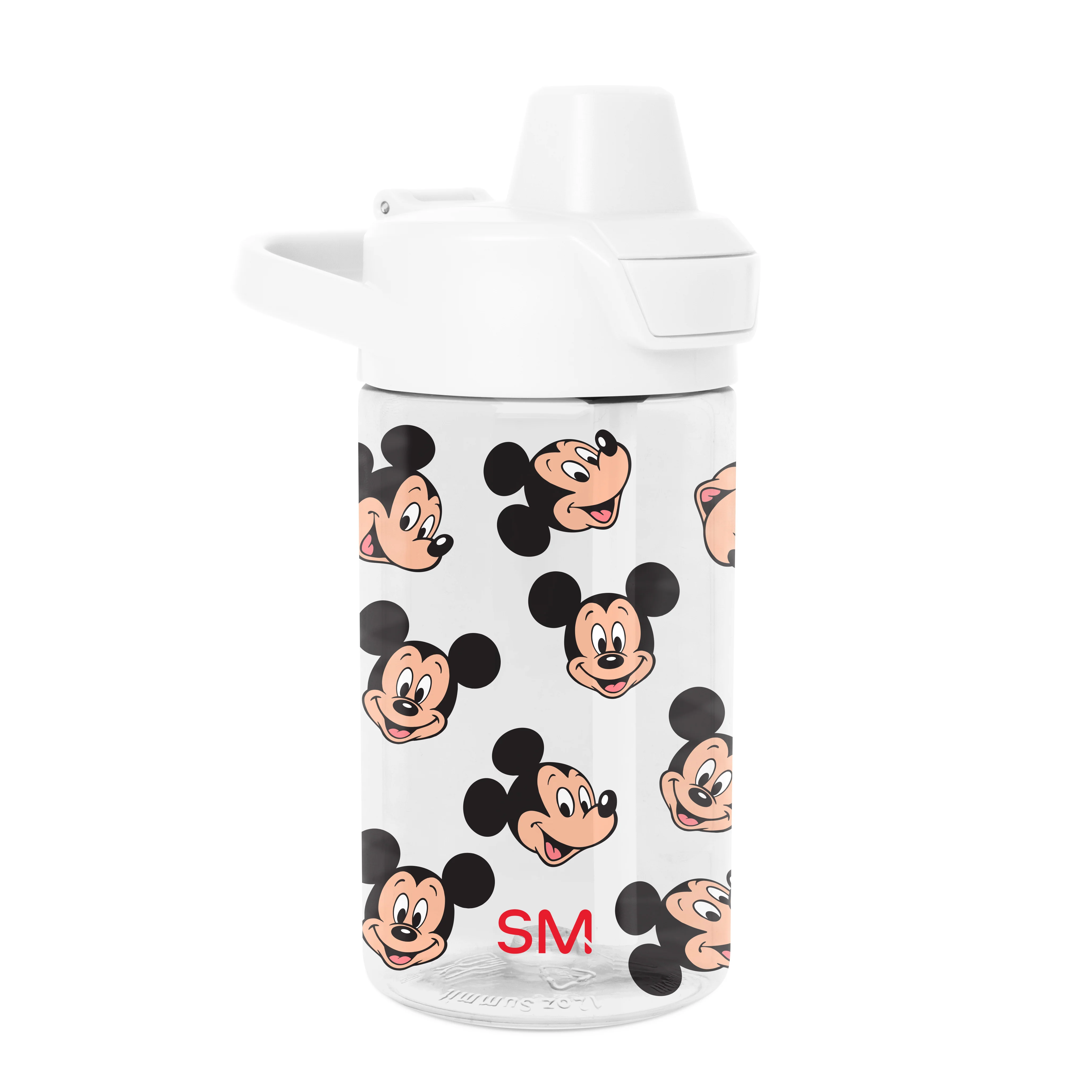 Summit Kids Plastic Water Bottle with Simple Flip Straw Lid