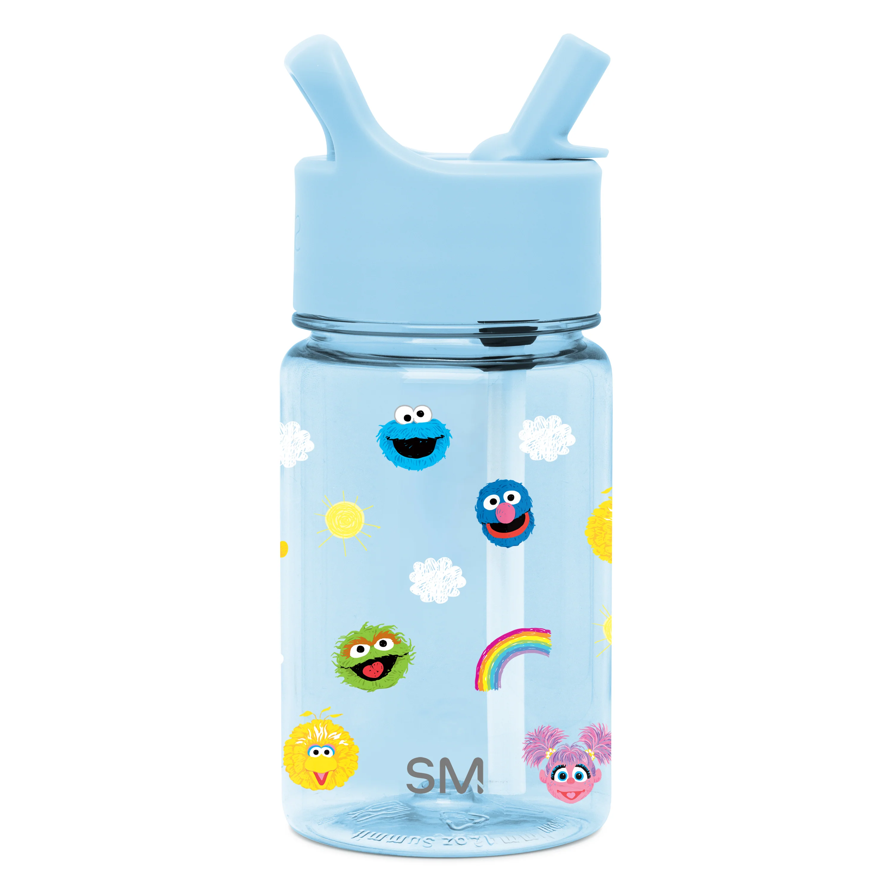 Summit Kids Plastic Water Bottle with Straw Lid